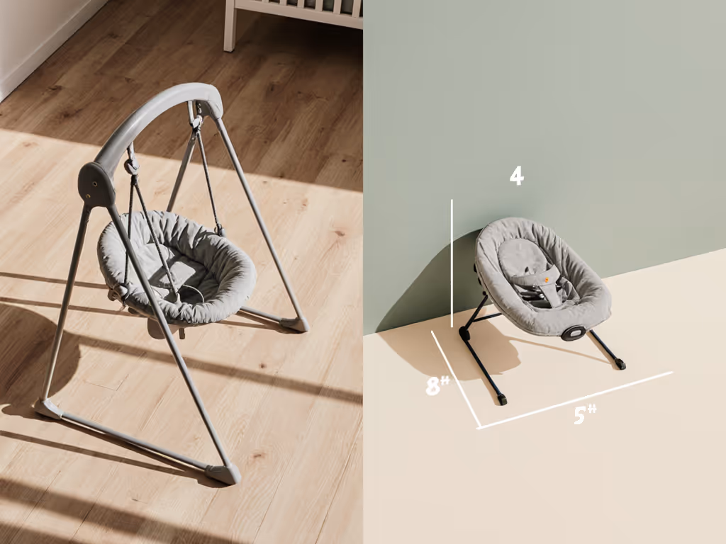 side-by-side_comparison_bulky_swing_taking_4_sq_ft_vs_flat-fold_bouncer_at_1_sq_ft