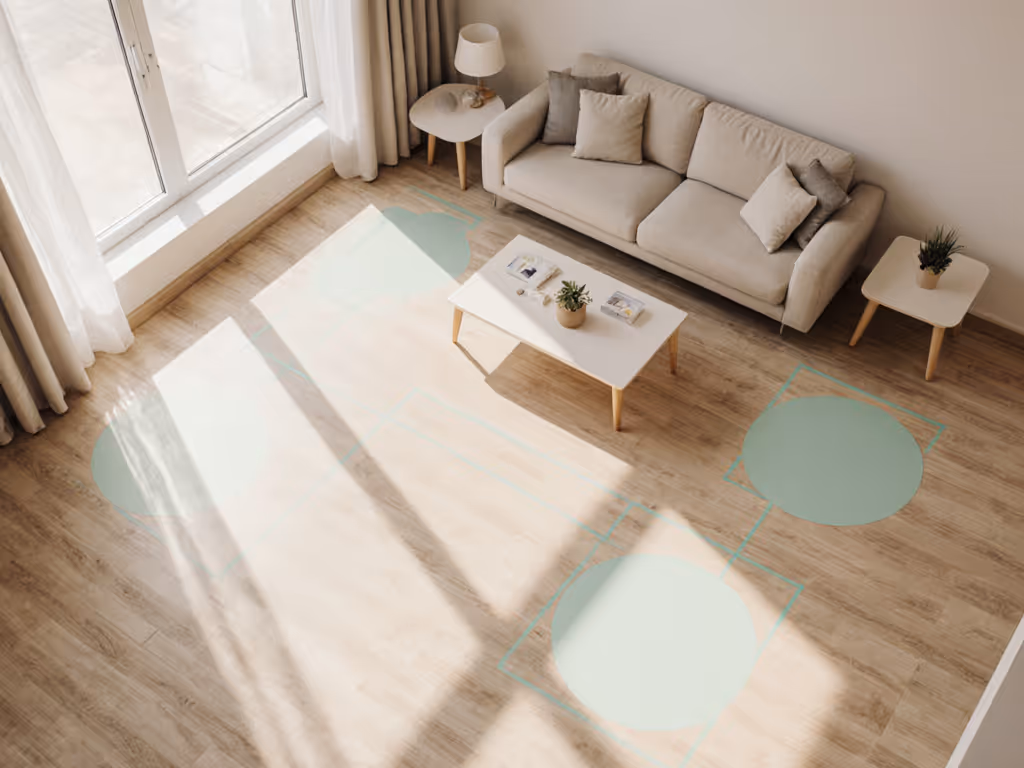 safe_baby_bouncer_placement_in_small_apartment